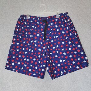 Kavu Mens Large Board Shorts Trunks Swim Stars Patriotic USA Made